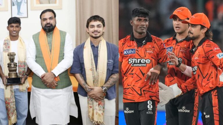 Bihar CM Samrat Choudhary Honours Ishan Kishan and Sakib Hussain for Cricket Excellence