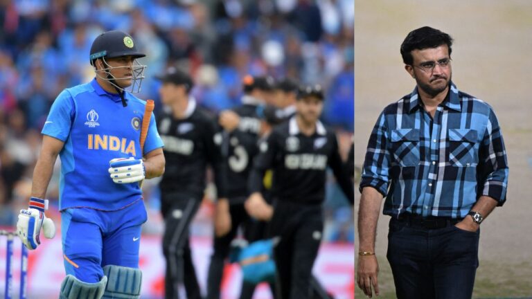 Sourav Ganguly Reflects on MS Dhoni’s Evolution and 2019 World Cup Heartbreak
