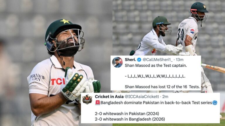 Pakistan Cricket Crisis: Bangladesh Whitewash Sparks Social Media Backlash