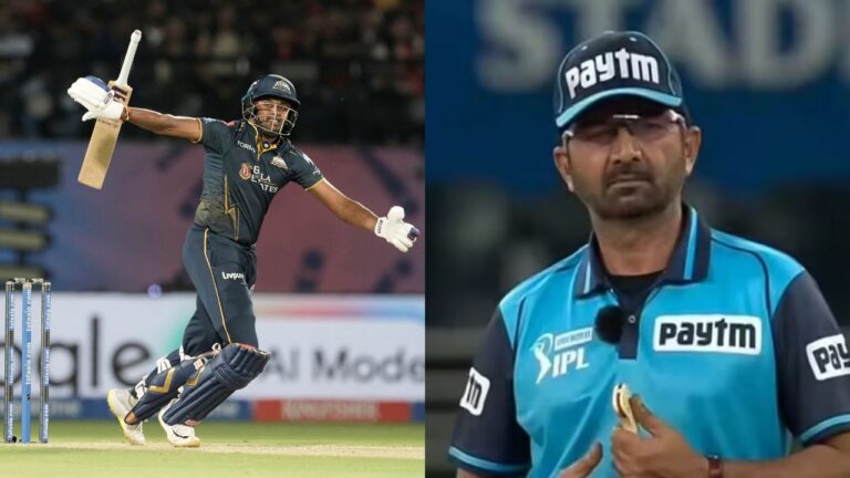 Fact Check- Did Umpire Anil Chaudhary Count Sai Sudharsan’s Dismissal Unfair? – Fact Check: Umpire Anil Chaudhary’s Comments on Sai Sudharsan’s Dismissal