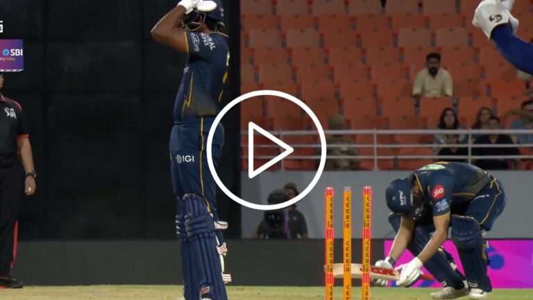 Watch- Shubman Gill Falls On His Knees As Sai Sudharsan Gets Hit Wicket Again – Sai Sudharsan’s Freak Hit-Wicket Dismissal: Shubman Gill Reacts in Shock