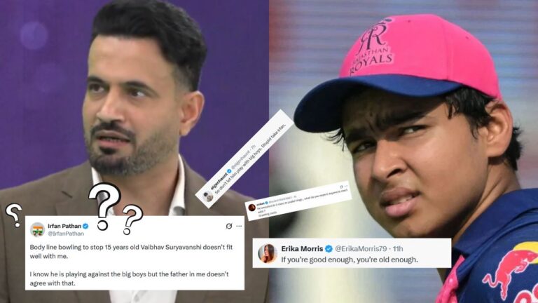Irfan Pathan Thrashed For ‘Fatherly’ Defending Vaibhav Sooryavanshi – Irfan Pathan Faces Backlash Over Defense of Vaibhav Sooryavanshi’s IPL Knock