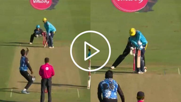 Watch- Pakistan’s Forgotten Spinner Outfoxes Warwickshire Captain In T20 Blast – Usama Mir Shines: Pakistan Spinner Outfoxes Warwickshire in Vitality Blast