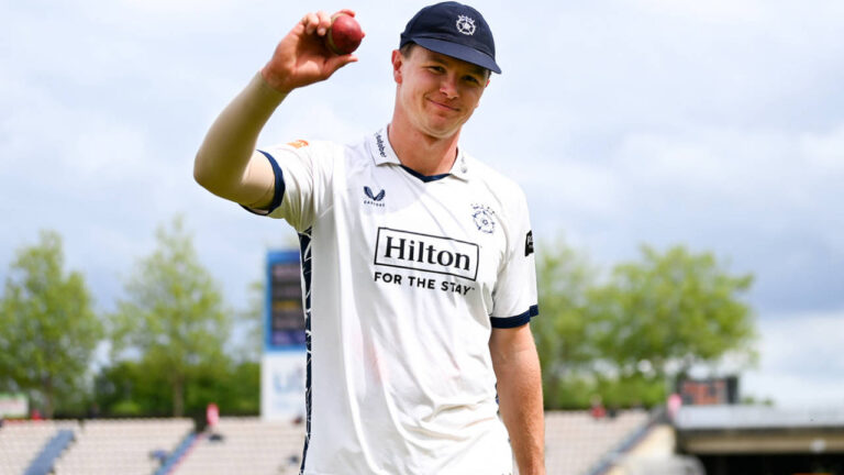 Sonny Baker Shines with Five-Wicket Haul in Hampshire vs Nottinghamshire Clash