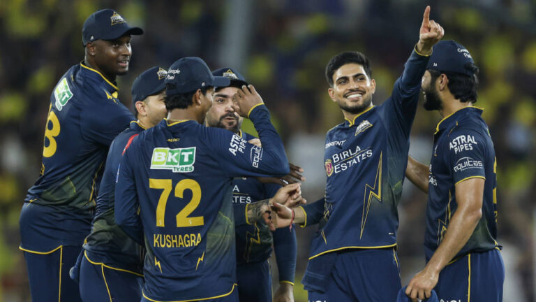 Gujarat Titans Dominate CSK to Secure Top-Two Finish