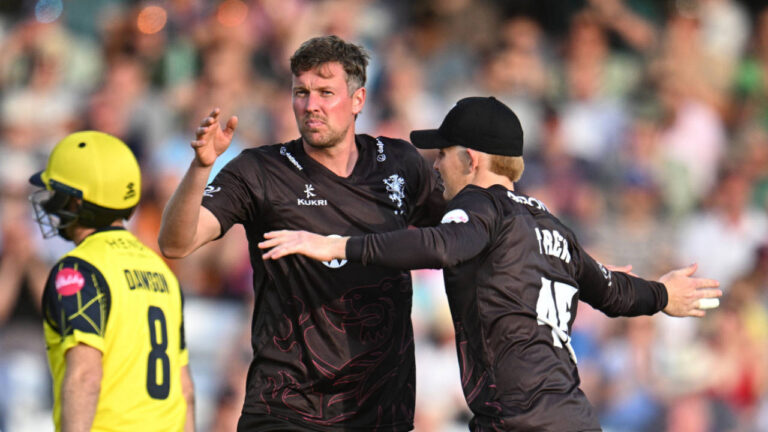 Somerset Dominates Hampshire Hawks in Vitality Blast Opener | Smeed, Rew Shine