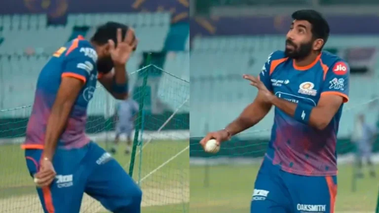 Jasprit Bumrah’s Shocking Near-Miss: A Freak Injury Scare at MI Nets