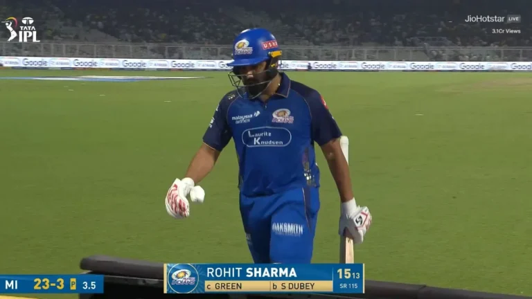 Fans Troll Rohit Sharma After Cheap Dismissal Against KKR in IPL 2026
