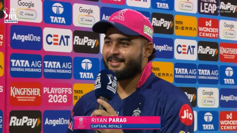 “Should have got 260”: Riyan Parag sets insanely high standards after RR storm i – Riyan Parag Demands Perfection as Rajasthan Royals Storm into IPL 2026 Qualifier 2