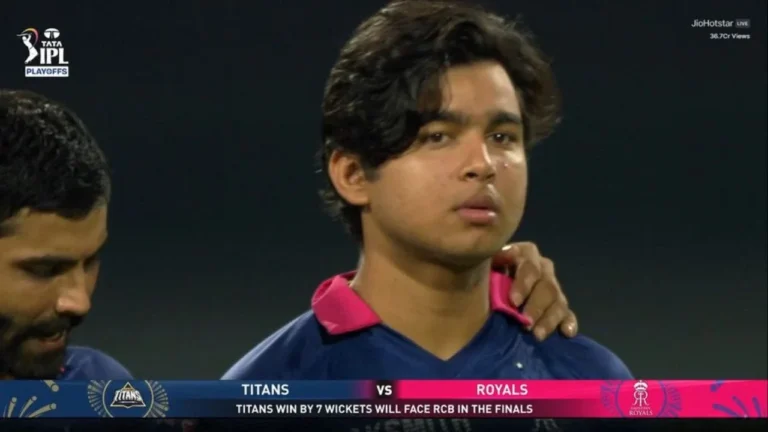Heartbreak for Vaibhav Sooryavanshi; RR youngster nearly in tears after Qualifie – Heartbreak for Vaibhav Sooryavanshi: Rising Star’s Emotional End to IPL 2026